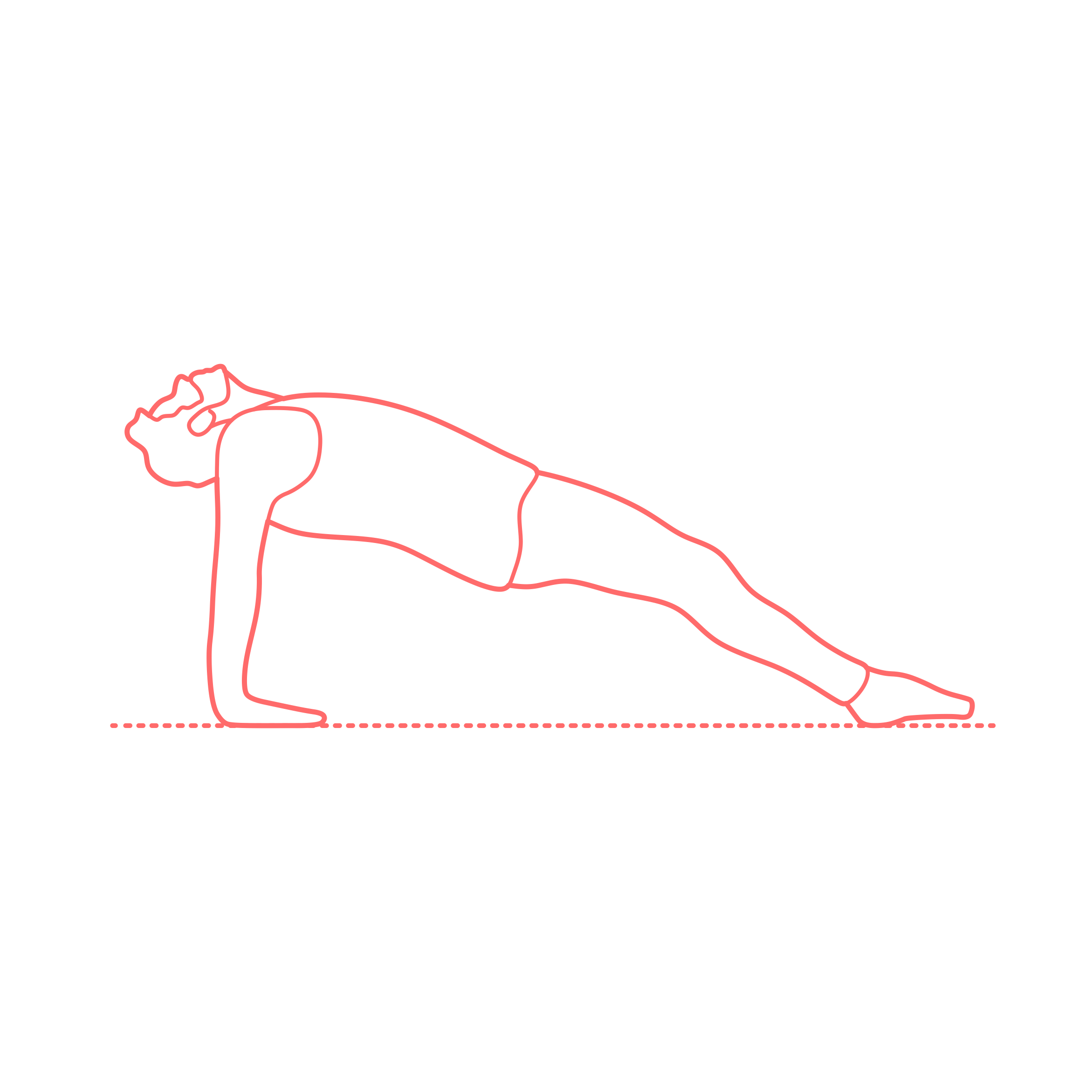 Humans Yoga Poses Upward Plank Pose Outline Svg File Free Vectors